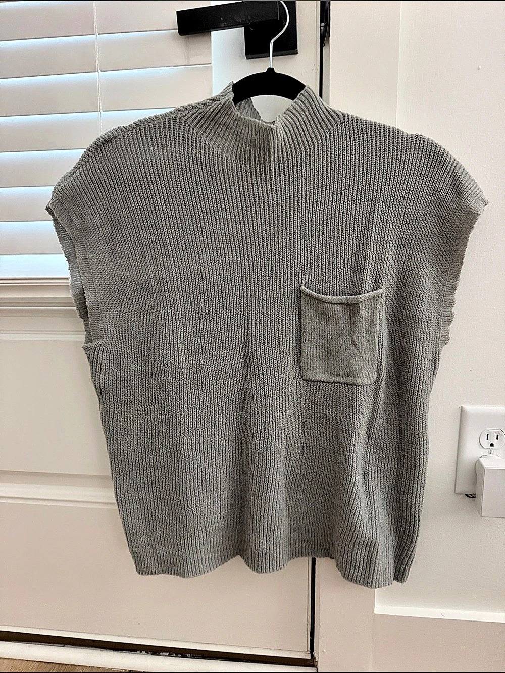 SHEIN Gray Knit Sweater